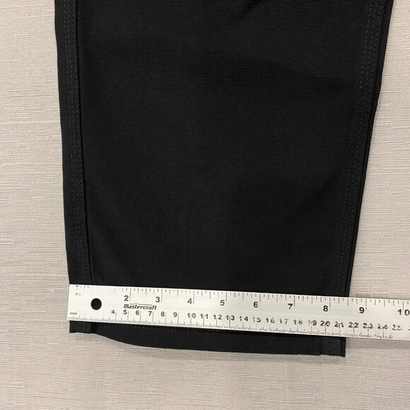 CAT Caterpillar Utility Work Pants Mens 34 x 34 Black Flex Waistband Cell Pocket - Picture 12 of 16